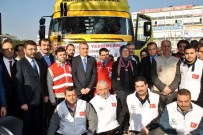 ABDURRAHMAN ÖZ - Bakan Ramazanoğlu, Türkmenlere Gönderilen Tır'ları Yolcu Etti