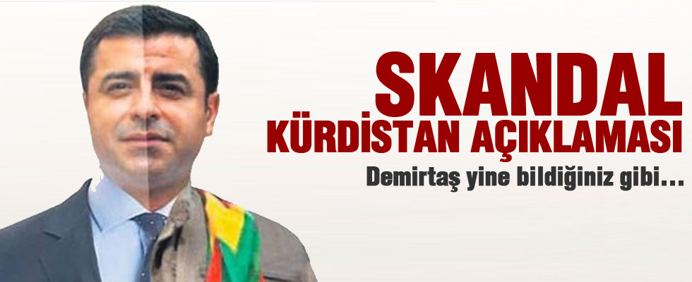 Demirtaş'tan bölücü ve tehditkar cümleler
