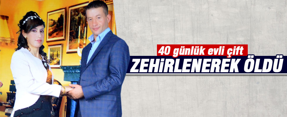 40 günlük evli çiftin feci sonu