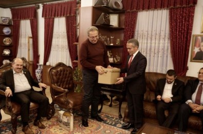 Nevbiad Yöneticilerinden Belediye Başkanı Ünver'e Ziyaret