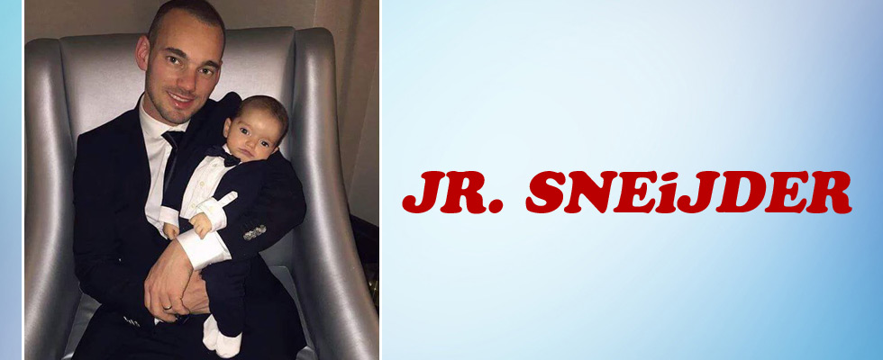 Sneıjder'den, oğlu Xess Xava ile yeni yıl pozu