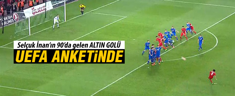UEFA'dan yılın golü anketi