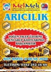 Arıcılık Kursuna Yoğun Talep