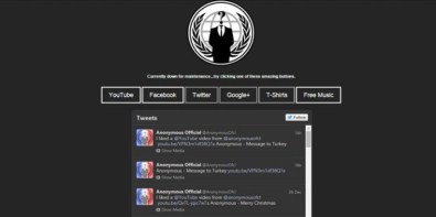 Ayyıldız Tim Anonymous'u Hackledi