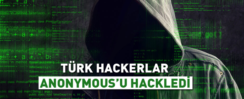 Türk hackerlar Anonymous'u hackledi