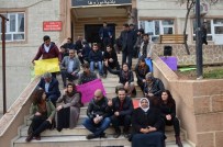 İŞ BIRAKMA - Belediye Çalışanları İş Bırakıp Eylem Yaptı