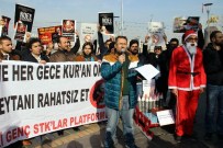 KAPITALIST - Genç STK Platformu'ndan Noel Babalı 'Noele Hayır' Protestosu