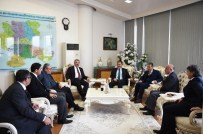 KURU KAYISI - Kayseri Büyükşehir Belediye Başkanı Çelik, Başkan Çakır'ı Ziyaret Etti