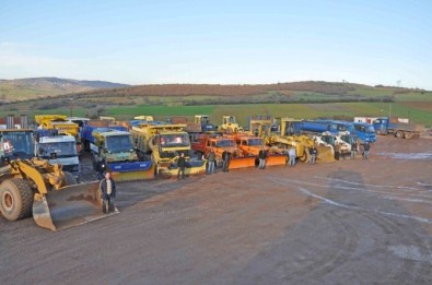 Kocaeli'de Karla Mücadele Ekipleri Teyakkuzda