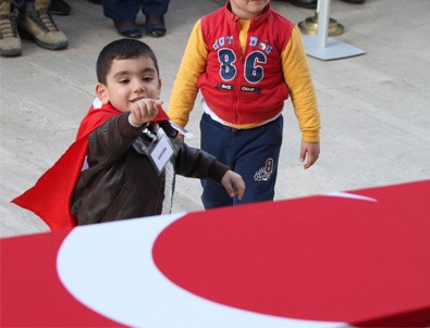 Şehit Kenan Yıldız için tören