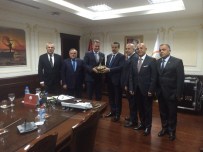 TARıM BAKANı - Akib Başkanlarından Tarım Bakanı Çelik'e Ziyaret