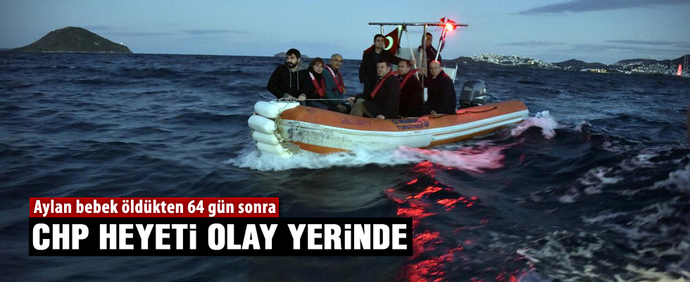 CHP heyeti, Bodrum sahilinde inceleme yaptı