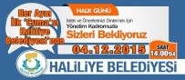 Haliliye'de Aralık Ayı Halk Günü Toplantısı Cuma Günü Yapılacak