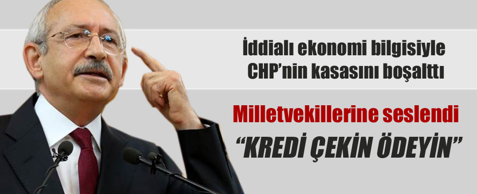 Paralar reklama gitti CHP'de kasa boşaldı