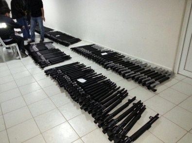 591 Adet Ruhsatsız Pompalı Tüfek Ele Geçirildi
