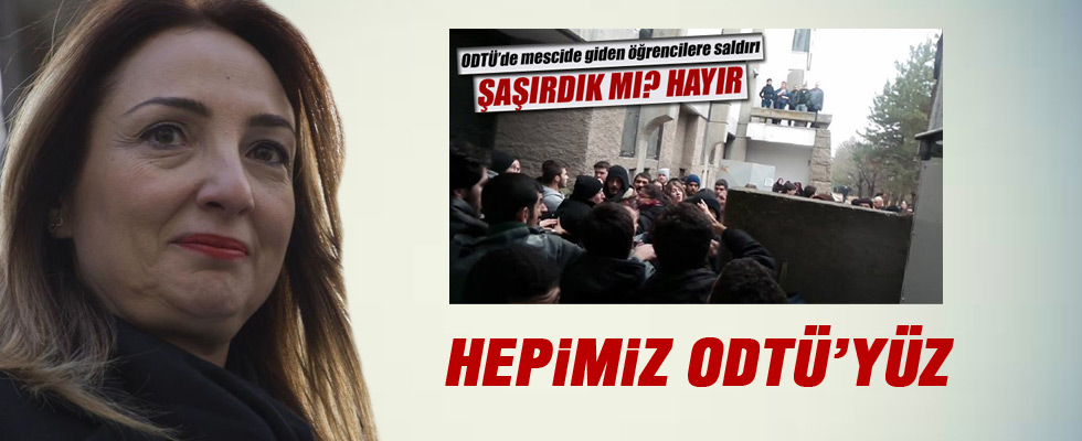 Aylin Nazlıaka ODTÜ'ye sahip çıktı