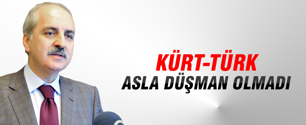 Kurtulmuş: Kürt - Türk asla düşman olmadı!