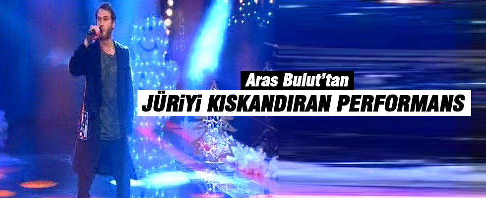 Aras Bulut'un performansı geceye damga vurdu