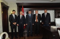 NURETTIN ARAS - Bölge Milletvekillerinden Kalkınma Bakanı Cevdet Yılmaz'a Ziyaret