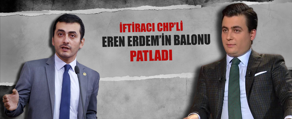 Eren Erdem'in balonu patladı