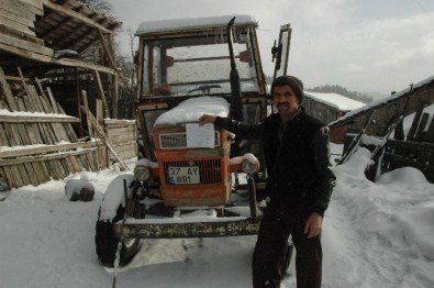 Kastamonu'da On Yıldır Kullanılmayan Traktöre Hgs Cezası