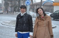 SOĞUK HAVA DALGASI - Kula'da Beklenen Kar Yağışı Başladı