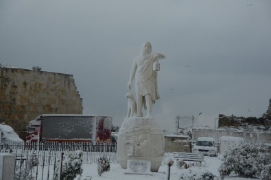 Sinop'ta Kar Yolları Kapattı