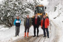 İBRAHIM SAĞıROĞLU - Yomra'da Karla Mücadele Çalışmaları