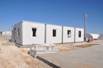 SÜLEYMAN ŞAH - Çadır Kentte Unicef AFAD İşbirliği İle Prefabrik Derslikler Kuruluyor