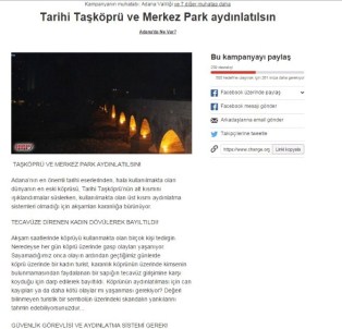 Taşköprü'nün Aydınlatılması İçin İmza Kampanyası