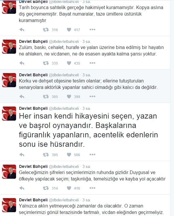 Devlet Bahçeli: Gurur verici ama hala yeterli değil