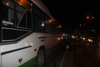 Otomobil Halk Otobüsüne Çarptı Açıklaması 2 Yaralı