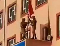 SOLUNUM YETMEZLİĞİ - Türk bayrağı okula tekrar asıldı