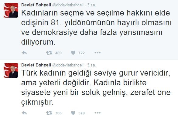 Devlet Bahçeli: Gurur verici ama hala yeterli değil