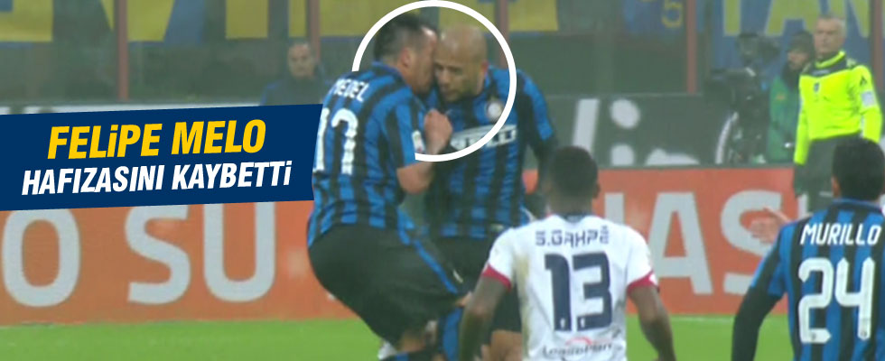 Melo hastanelik oldu, Inter kazandı!