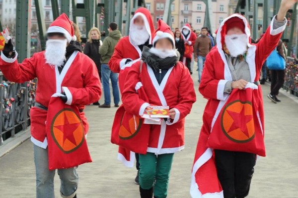 PKK, Almanya'da noel baba oldu