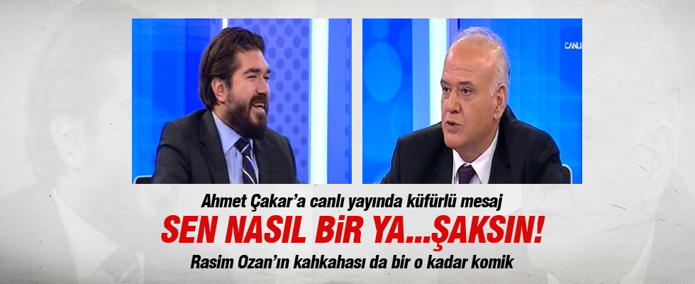 Ahmet Çakar'ı şok eden mesaj
