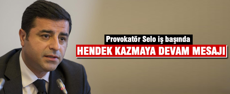 Demirtaş yine şaşırtmadı