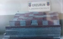 SİGARA KAÇAKÇILIĞI - Erzurum'da Jandarma Ekipleri Kaçakçılara Göz Açtırmıyor