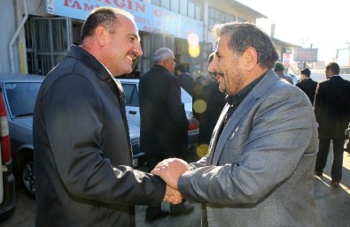 Gölbaşı Protokolünden Sanayi Sitesi Esnafına Ziyaret