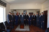 KILIK KIYAFET - Memur- Sen'den Tut İlçe Kaymakamı Mehmet Aksu'yu Ziyaret Etti