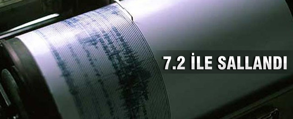 Tacikistan'da 7.2'lik deprem