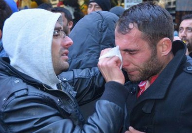 İşçilerin Eylemine Biber Gazlı Müdahale