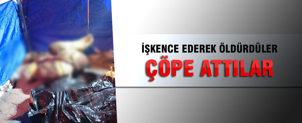 İşkence ederek öldürdüler, çöpe attılar!