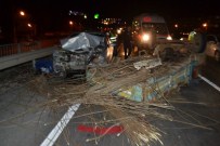 MUSTAFA KARAGÖZ - Otomobil Patpata Çarptı Açıklaması 4 Yaralı