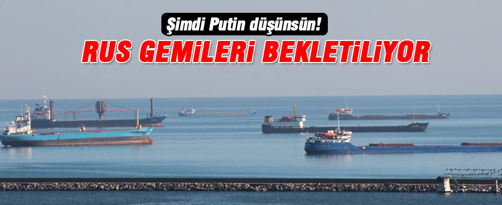 Samsun Limanı'nda Rus gemileri bekletiliyor