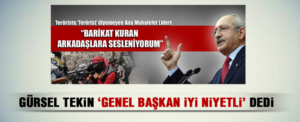 Gürsel Tekin'e Kılıçdaroğlu'nun o sözleri soruldu