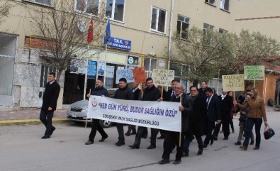 İnönü'de Sağlıklı Yaşam Yürüyüşü