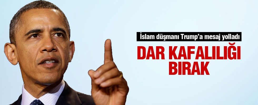 Obama'dan 'Dar Kafalılığı bırakın' çağrısı