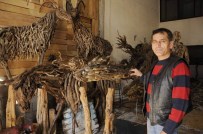 EXPO - Sel Ve Dere Sularının Sürüklediği Ağaç Dalları Sanata Dönüşüyor